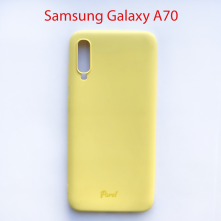 Чехол бампер Parel Samsung Galaxy A70 желтый