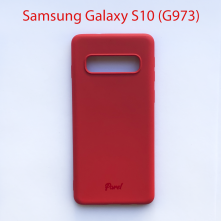 Чехол бампер Parel Samsung Galaxy S10 G973 красный