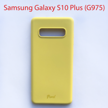 Чехол бампер Parel Samsung Galaxy S10 Plus G975 желтый
