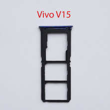 Cим-лоток (Sim-слот) Vivo V15 синий