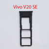 Cим-лоток (Sim-слот) Vivo V20SE голубой