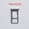 Cим-лоток (Sim-слот) Vivo V23E серебро