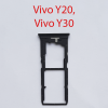 Cим-лоток (Sim-слот) Vivo Y20, Y30 черный