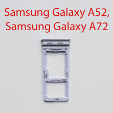 Cим-лоток (Sim-слот) Samsung Galaxy A52 (SM-A525F) фиолетовый