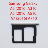 Cим-лоток (Sim-слот) Samsung Galaxy A5 (2016) A510F (золото)