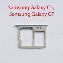Cим-лоток (Sim-слот) Samsung Galaxy C5 (SM-C5000) серебро