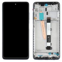 Экран (модуль) в раме Xiaomi Poco X3 NFC, Poco X3 Pro (черный)