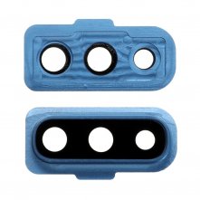 Стекло камеры в сборе Samsung Galaxy A70 (A705) синий