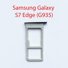 Cим-лоток (Sim-слот) Samsung Galaxy S7 Edge (G935) черный