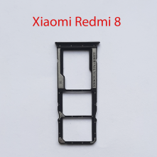 Cим-лоток (Sim-слот) Xiaomi Redmi 8, 8A черный