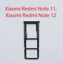 Cим-лоток (Sim-слот) Xiaomi Redmi Note 11, 12 зеленый