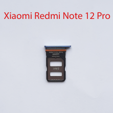 Cим-лоток (Sim-слот) Xiaomi Redmi Note 12 Pro (синий)