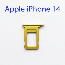 Cим-лоток (Sim-слот) Apple iPhone 14 (желтый)