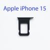 Cим-лоток (Sim-слот) Apple iPhone 15 (черный)