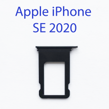 Cим-лоток (Sim-слот) Apple iPhone SE 2020 (черный)