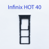 Cим-лоток (Sim-слот) infinix hot 40 черный