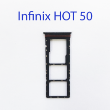 Cим-лоток (Sim-слот) Infinix Hot 50 X6882 (серый)