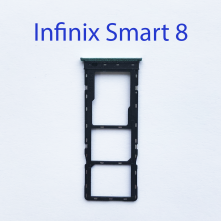 Cим-лоток (Sim-слот) Infinix Smart 8 (X6525) зеленый