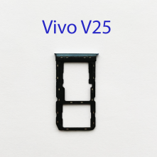 Cим-лоток (Sim-слот) Vivo V25 голубой