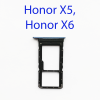 Cим-лоток (Sim-слот) Honor X5 (VNA-LX2), X6 (VNE-LX1) голубой