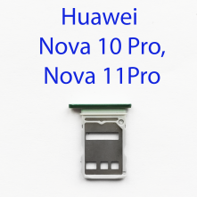 Cим-лоток (Sim-слот) Huawei nova 10 Pro GLA-LX1, 11 Pro GOA-LX9 (зеленый)