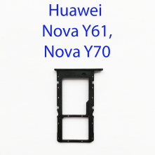 Cим-лоток (Sim-слот) Huawei nova y61 (черный)