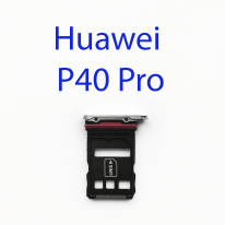 Cим-лоток (Sim-слот) Huawei P40 Pro ELS-NX9 (серебро)