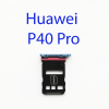 Cим-лоток (Sim-слот) Huawei P40 Pro ELS-NX9 (синий)