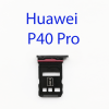 Cим-лоток (Sim-слот) Huawei P40 Pro ELS-NX9 (черный)