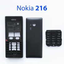 Задняя крышка в сборе для Nokia 216 черный