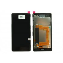 Экран (модуль) в раме Sony Xperia M4 Aqua (черный)