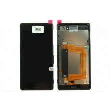 Экран (модуль) в раме Sony Xperia M4 Aqua (черный)