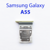 Cим-лоток (Sim-слот) Samsung A55 5G (A556E) желтый
