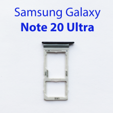 Cим-лоток (Sim-слот) Samsung Galaxy Note 20 Ultra (N986B) черный