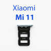 Cим-лоток (Sim-слот) Xiaomi Mi 11 (синий)