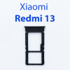 Cим-лоток (Sim-слот) Xiaomi Redmi 13 черный