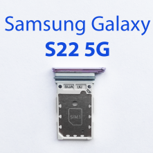Cим-лоток (Sim-слот) Samsung Galaxy S22 5G SM-S901B фиолетовый