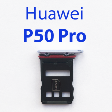 Cим-лоток (Sim-слот) Huawei P50 pro JAD-LX9 голубой