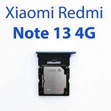 Cим-лоток (Sim-слот) Xiaomi Redmi Note 13 4G синий