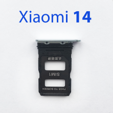 Cим-лоток (Sim-слот) для Xiaomi 14 зеленый