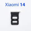Cим-лоток (Sim-слот) для Xiaomi 14 белый