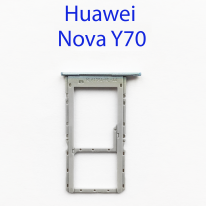Cим-лоток (Sim-слот) Huawei nova y70 (синий)