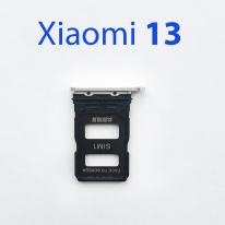 Cим-лоток (Sim-слот) для Xiaomi 13 белый