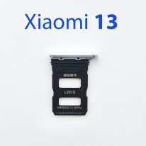Cим-лоток (Sim-слот) для Xiaomi 13 голубой