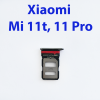 Cим-лоток (Sim-слот) Xiaomi Mi 11T, 11PRO (белый)
