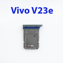 Cим-лоток (Sim-слот) Vivo V23E 5G голубой