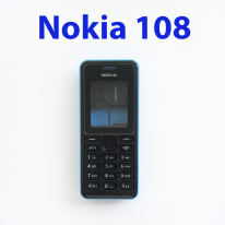Задняя крышка в сборе для Nokia 108 Dual SIM синий
