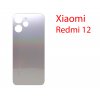 Задняя крышка (стекло) для Xiaomi Redmi 12 серебро