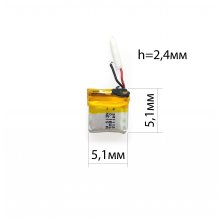 АКБ (Аккумуляторная батарея ) для TWS наушники 43 mAh