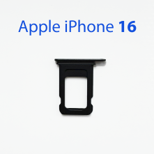 Cим-лоток (Sim-слот) Apple iPhone 16 черный